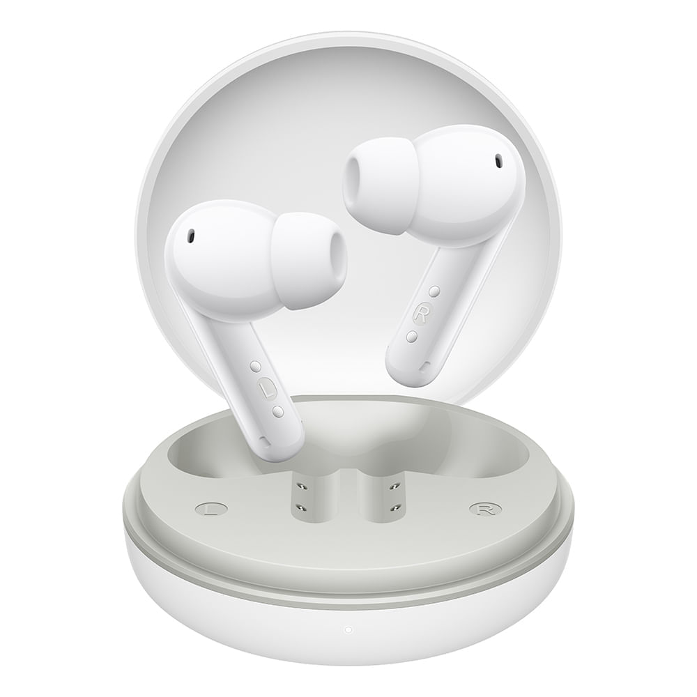 Audífonos bluetooth True Wireless Honor A PRO, resistente al agua IP54, cancelación de ruido, con micrófono, hasta 42 horas de reproducción, blanco