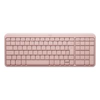 Teclado inalámbrico Logitech K250 Bluetooth, membrana, español, rosado