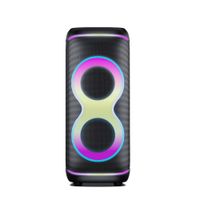 Parlante torre Bluetooth Decibel Partylights Pro 2 160W, woofer, iluminación led, radio FM, hasta 3 horas de reproducción, negro