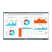 Pantalla táctil interactiva Teros TE7511W 75"" 4K Panel D-LED IPS, UHD, Android 14, 60Hz, 8ms, cámara 48MP, puertos HDMI/DP + Rack móvil
