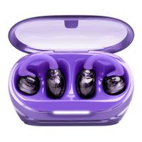 Audífonos bluetooth True Wireless JBL SoundGear Clips, resistente al agua IP54, con micrófono, duración máx. 32 horas con estuche, púrpura