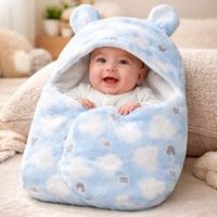 SACO DE DORMIR CON DISEÑO - CELESTE
