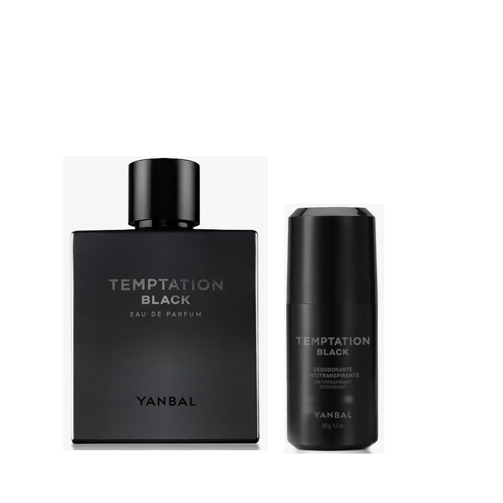 Set Temptation Black Eau de Parfum + Desodorante Perfumado