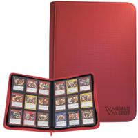 Album con cierre para Cartas Pokemon TCG y Magic para 360 cards - Rojo - Folder Binder Ultimate