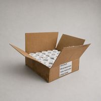 Caja de 50 rollos de 1300 etiquetas adhesiva térmico TD 40x20mm tuco 1 pulgada
