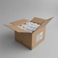 Caja de 20 rollos de 800 etiquetas adhesivas térmico 100x50mm TD blanco tuco de 1 pulgada