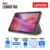 Tablet Lenovo Tab 10.1” WUXGA (1920x1200) TFT LCD (IPS) /Touch/Android 14 o Superior