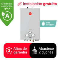 TERMA A GAS 10 L GAS DE BALON (GLP) RHEEM