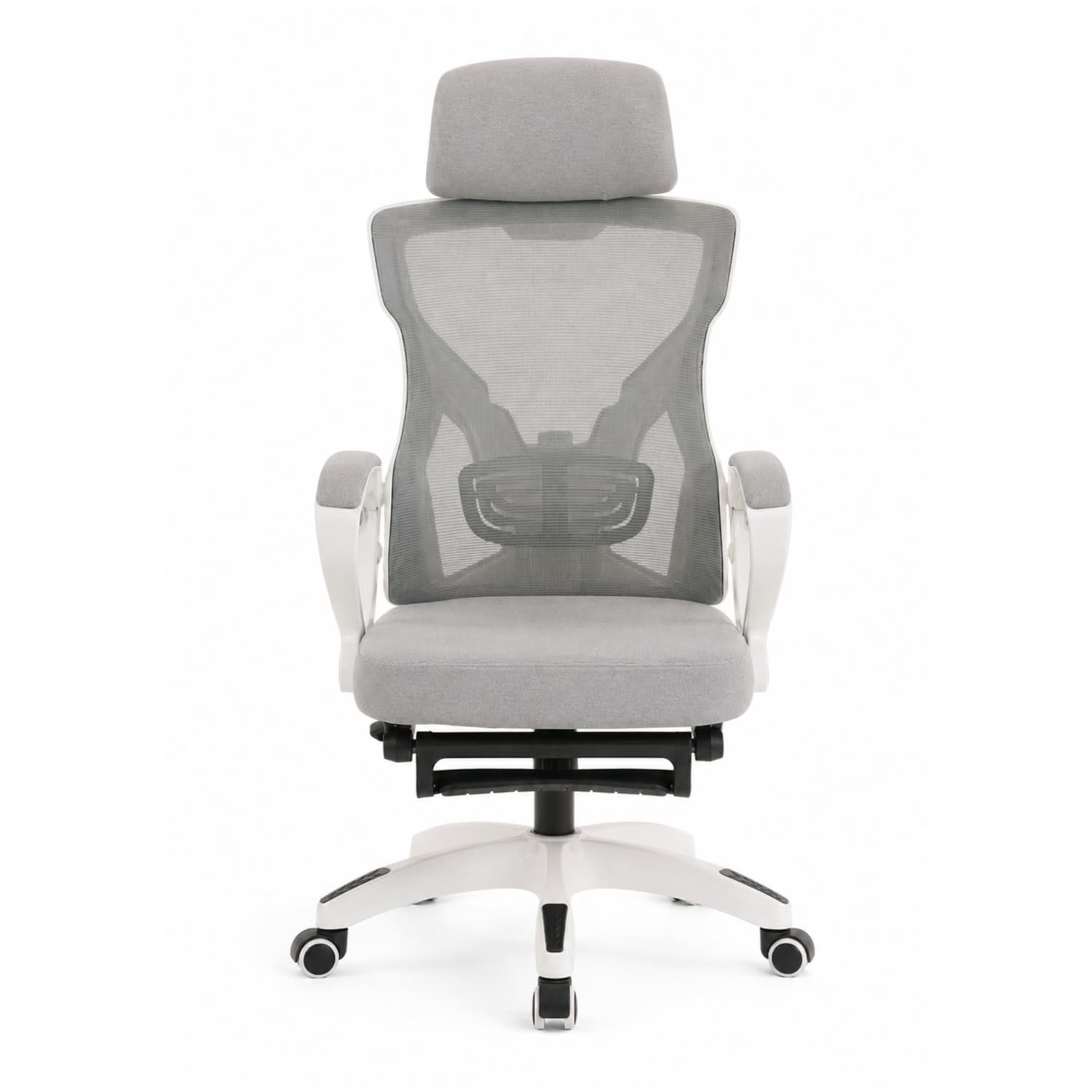 Silla de Oficina Ergonómica Haven E02 Mesh con Reposapiés Gris