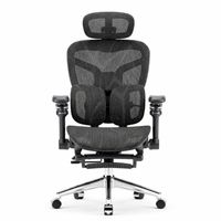 Silla Ergonómica Haven S100 Ejecutiva Reclinable 175° con Reposapiés y Soporte Lumbar Premium