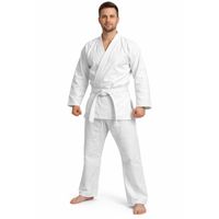 Jiu Jitsu Gi Adultos Conjunto Completo Lona - Blanco