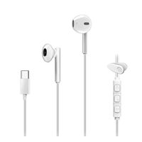 AUDIFONO C/MICROF. GENIUS HS-M366 IN-EAR USB-C 14.2MM CLIP GIRATORIO WHITE (31710033401)
