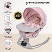 Mecedora Eléctrica para Bebés «LUXE NEW» Colección Exclusiva Light Pink