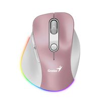 MOUSE GENIUS ERGO 9000S PRO DUAL RECARGABLE WIRELESS/BT PINK (31030039403)