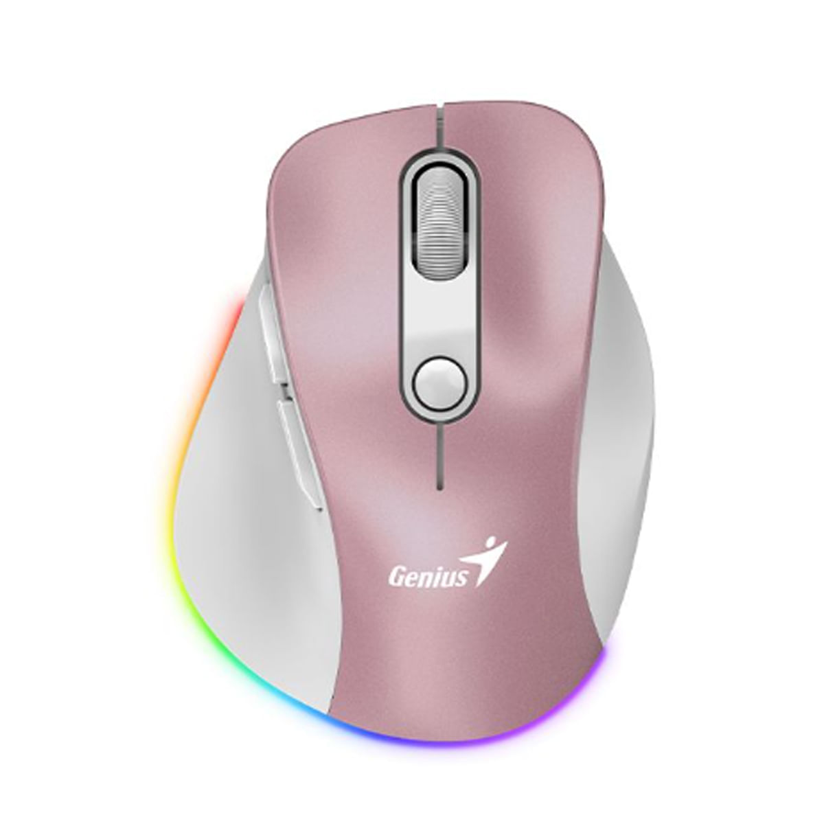 MOUSE GENIUS ERGO 9000S PRO DUAL RECARGABLE WIRELESS/BT PINK (31030039403)