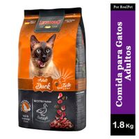 Comida para Gato Adulto Leonardo sabor Pato 1.8 kg