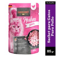 Sachet para Gato Leonardo sabor Puro Pollo 85 gr