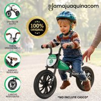 Bicicleta De Equilibrio Regulable «TITO» Edición Exclusiva Green