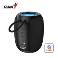 PARLANTE GENIUS SP-915BT BLUETOOTH 5W 6H MIC AI COPILOT RGB BLACK (31730052400)