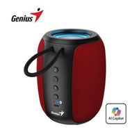 PARLANTE GENIUS SP-915BT BLUETOOTH 5W 6H MIC AI COPILOT RGB BLACK/RED (31730052403)