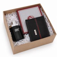 Set de una Billetera cuero PU para el día padre / Multicolor