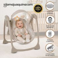 Mecedora Eléctrica para Bebés «KRIS-IS» Colección Limitada Beige
