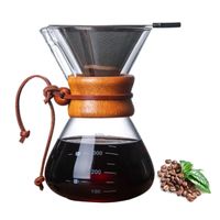 Cafetera Gota a Gota Chemex 600ml con Colador de Acero