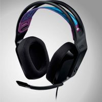 Audífonos Gamer Logitech G335 Ligeros Multidispositivo - Negro