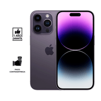 iPhone 14 PRO 256 Gb ESIM I Reacondicionado Grado A I color: Morado