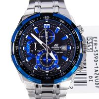Reloj Casio Edifice Efr-539d-1a2 Silver and Blue Genuino