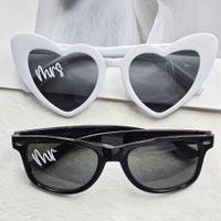Set x 2 lentes para los novios recién casados Mr & Mrs