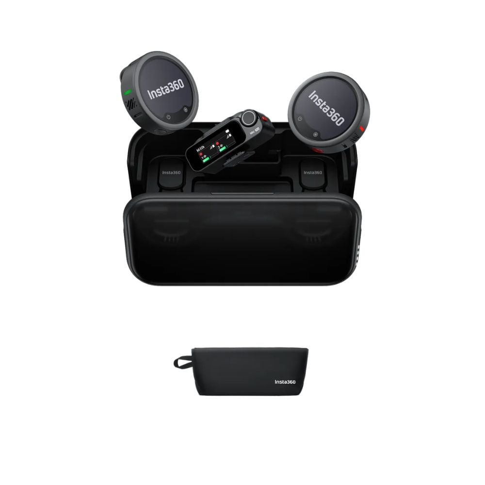 Micrófono Insta360 Mic Pro (2 TX + 1 RX)