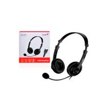 AUDIFONO C/MICROF. GENIUS HS-230U USB-A 2.4M NEGRO(31710021401)