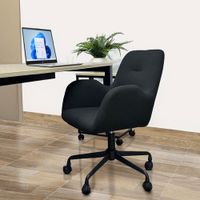 Silla de Oficina Nantes Negro Giratoria - Ziyaz