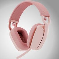 Audífonos inalámbricos Logitech Zone Vibe 100 Bluetooth - Rosa