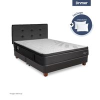 Combo Américano Cromopedic Queen + Almohada + Protector