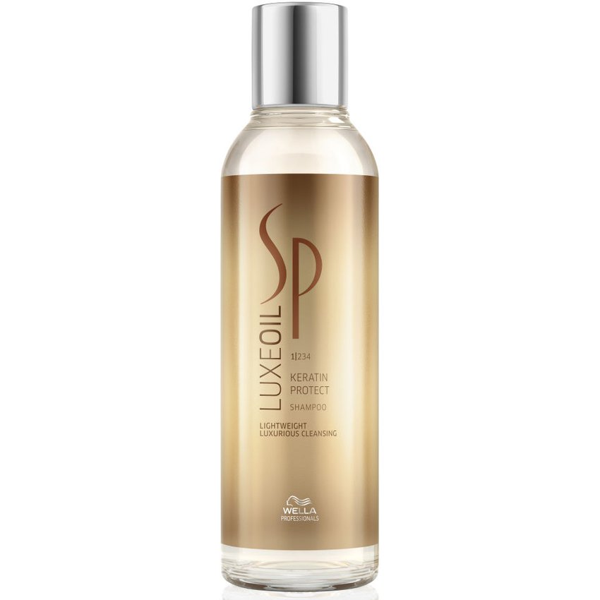 Shampoo con Aceite de Argán Wella Luxe Oil Keratin 200ml
