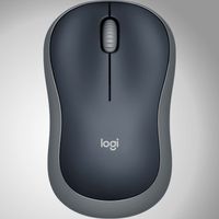 Mouse Logitech M185, inalámbrico, USB - Negro