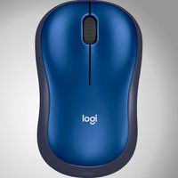 Mouse Logitech M185 Inalambrico Portatil Plug and play Azul
