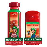 Pack OLD SPICE: Desodorante para Hombre en Spray Luigi Frasco 175ml + Desodorante para Hombre en Barra Luigi Frasco 85g