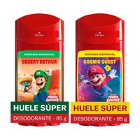 Pack OLD SPICE: Desodorante para Hombre en Barra Mario 85g + Desodorante para Hombre en Barra Luigi Frasco 85g