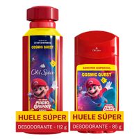 Pack OLD SPICE: Desodorante para Hombre en Spray Mario Frasco 175ml + Desodorante para Hombre en Barra Mario Frasco 85g