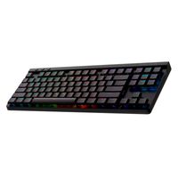 Teclado gamer Logitech G515 TKL, cableado - Negro