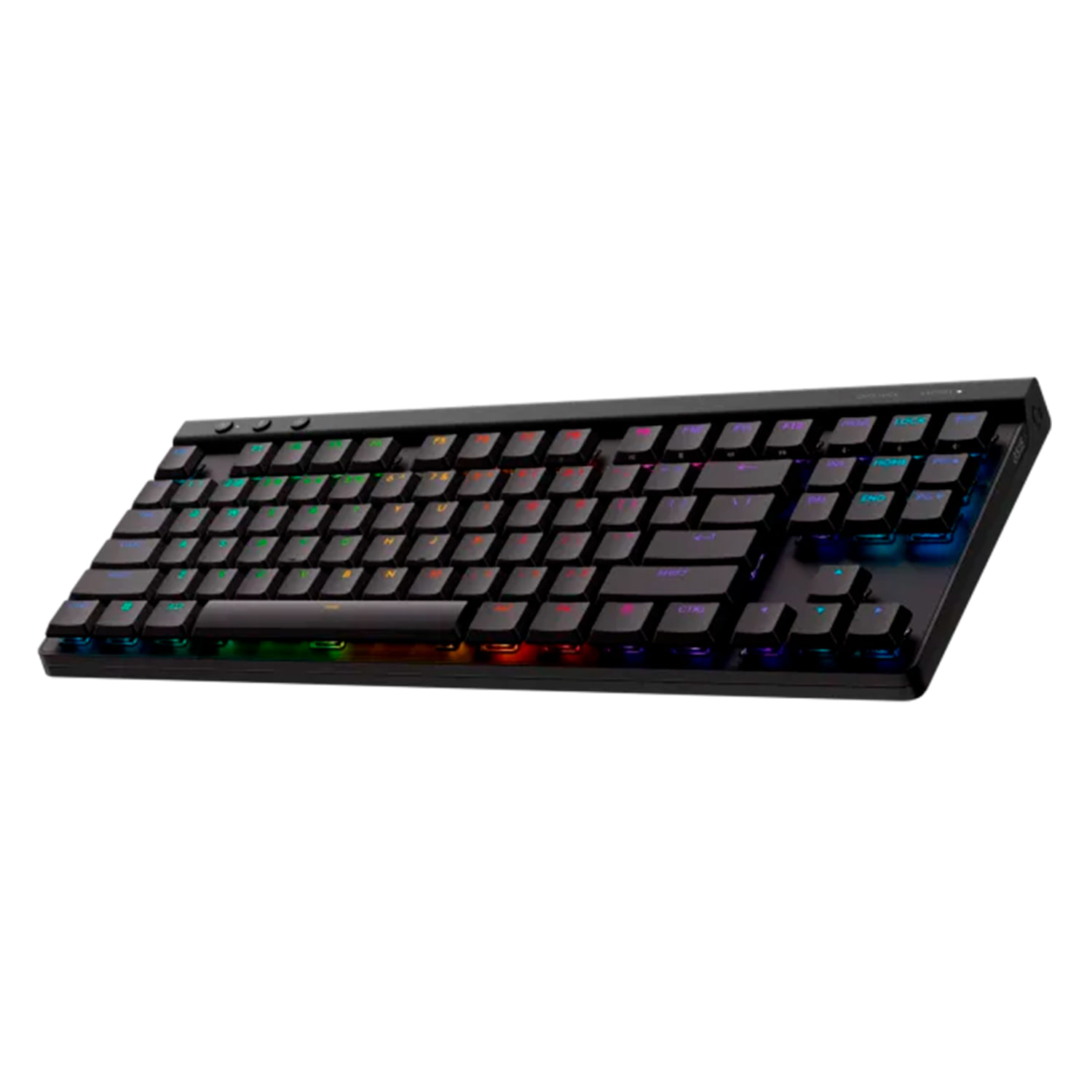 Teclado gamer Logitech G515 TKL, cableado - Negro