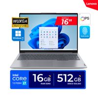 LAPTOP LENOVO THINKBOOK/ 16"" WUXGA, IPS/ Ci7-13700H, 2.4-5.0GHz/ 16GB DDR5 512GB SSD/ Win11 PRO