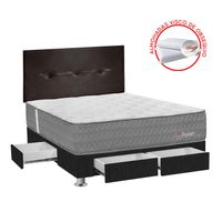 Dormitorio Forli Pocket Con 4 Cajones 2 Plazas + Cabecera Alicia