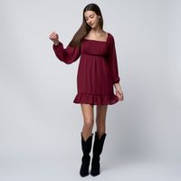 Vestido Mujer Gasa Amc