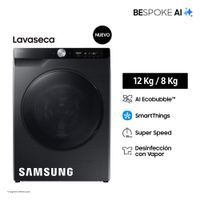 Lavaseca Samsung Ai Ecobubble 12kg/8kg Carga Frontal Negro