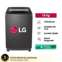 Lavadora LG WT13BVTB Turbodrum Carga Superior 13kg Negro