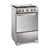 Cocina de Pie Electrolux FE4GMR 60cm Vaporbake 4 Quemadores Silver